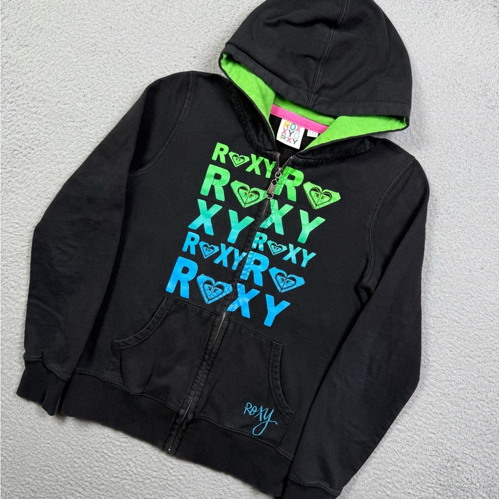 Vintage y2k Roxy zip up sweatshirt